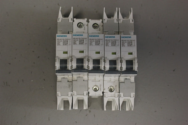 Lot of 5 SIEMENS CIRCUIT BREAKER 5SJ4110-7HG42