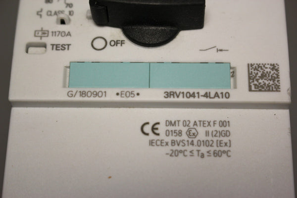 SIEMENS CIRCUIT BREAKER 3RV1041-4LA10