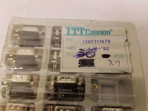 29  ITT CANNON ZEDE111979 CONNECTORS