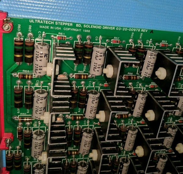 Ultratech Stepper BD Solenoid Driver 03-20-00978 Rev A