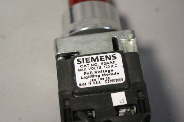 USED SIEMENS FULL VOLTAGE LIGHTING MODULE 52PT6D2A