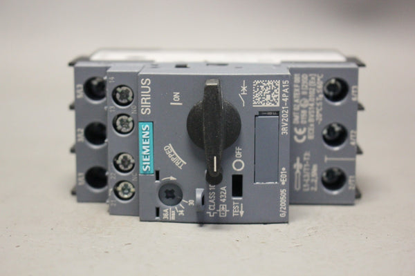UNUSED SIEMENS SIRIUS CIRCUIT BREAKER 3RV2021-4PA15