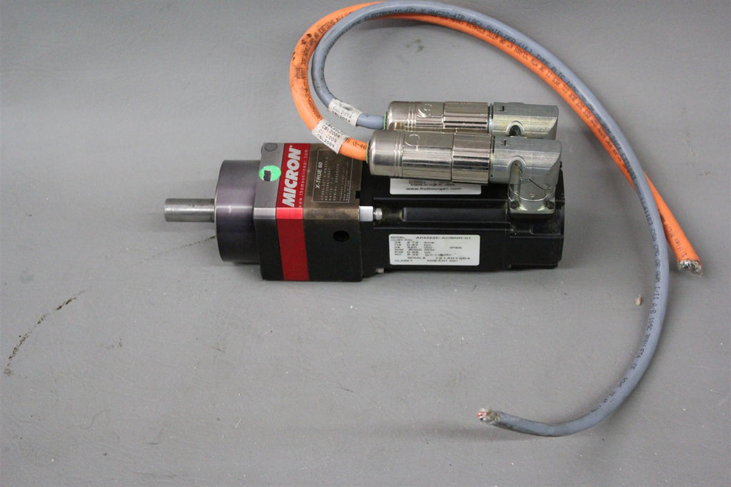 KOLLMORGEN SERVO MOTOR WITH MICRON GEAR HEAD AKM22E-ACBNR-01
