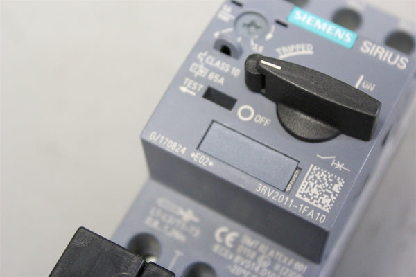 Unused SIEMENS POWER CONTACTOR + CIRCUIT BREAKER 3RT2024-1BB40 3RV2011-1FA10