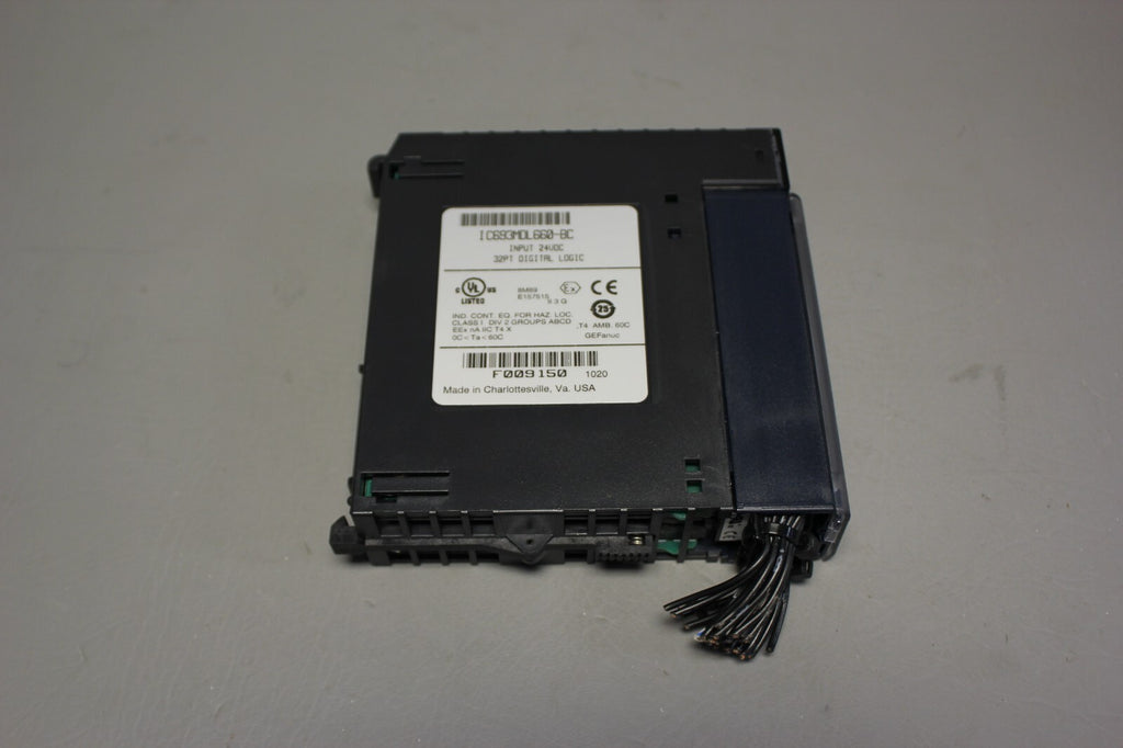 GE 	32PT DIGITAL LOGIC PLC MODULE IC693MDL660-BC