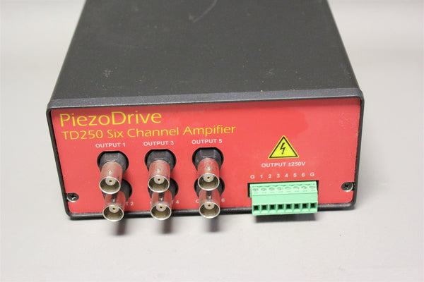 PIEZO DRIVE PIEZODRIVE SIX CHANNEL AMPLIFIER TD250