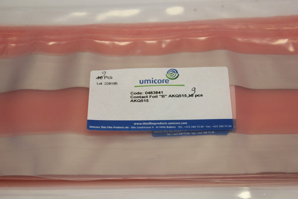 (9) Umicore Contact Foil Tin AKQ515 "B"