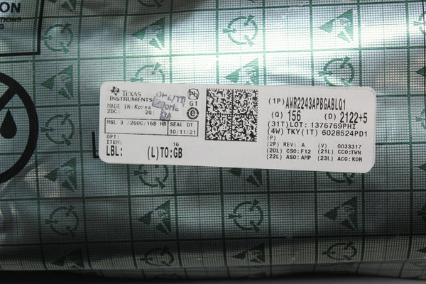 156 NEW TI HI PERF  RF FMCW Transceiver IC CHIP 76GHz to 81GHz AWR2243APBGABLQ1