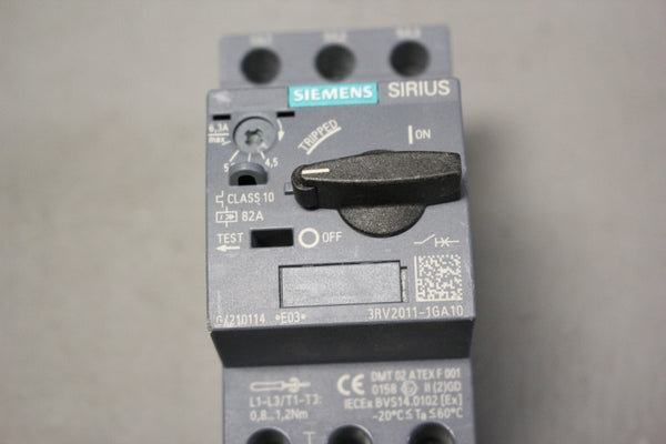 UNUSED SIEMENS SIRIUS 3RV2011-1GA10 CIRCUIT BREAKER