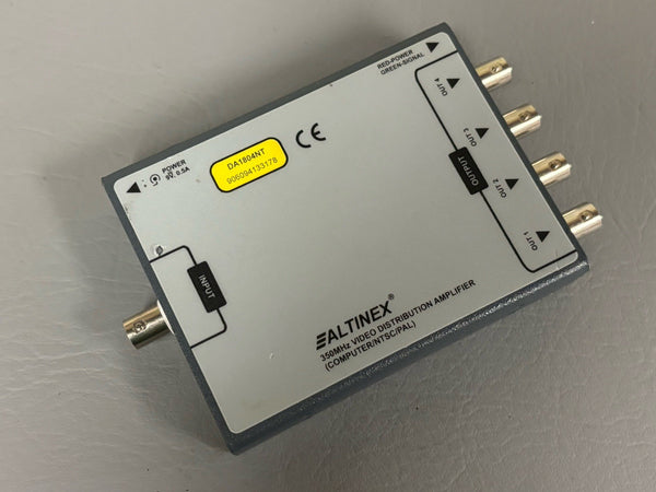 ALTINEX 350MHz Video Distribution  Amplifier DA1804NT 4 Outputs