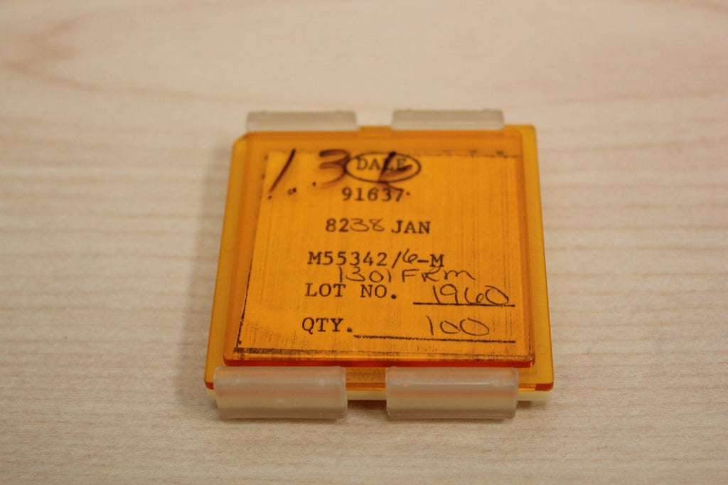 100 New Vishay/Dale Mil Spec Chip Resistors JAN M55342 1.3K