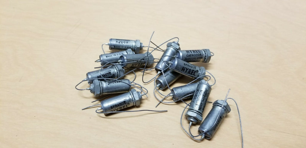 13 Unused Sprague Hyrel PIO Capacitors .0027 600VDC Tube Amp