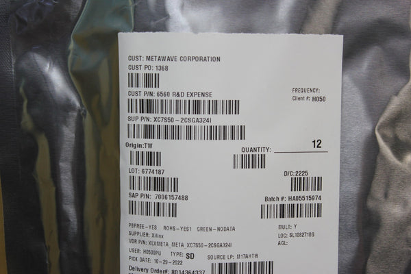 1 NEW XILINX SPARTAN 7 FPGA XC7S50-2CSGA324I