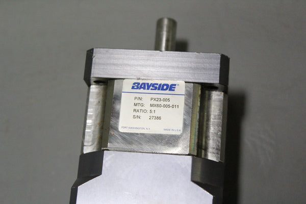 APPLIED MOTION STEPPER MOTOR WITH BAYSIDE GEAR HEAD HT23-398 & PX23-005