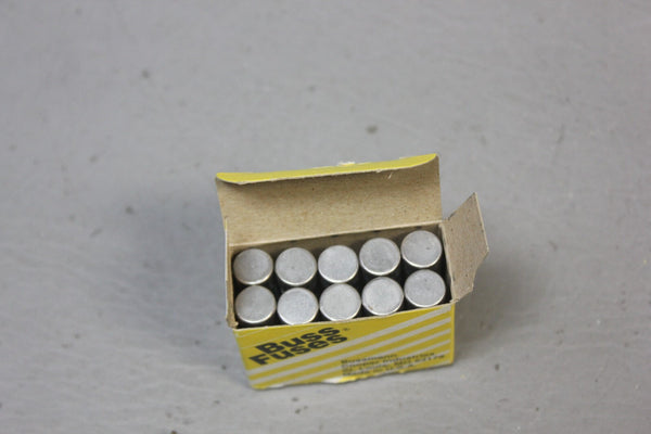 1 BOX OF 10 NEW BUSSMANN BUSS FNM-3-2/10 FUSES