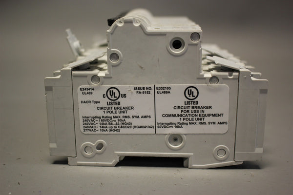 Lot of 6 Unused SIEMENS CIRCUIT BREAKER 5SJ4108-8HG41