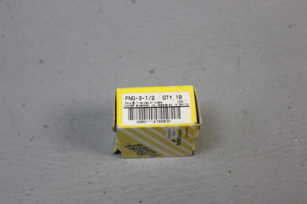 1 BOX OF 6 NEW BUSSMANN BUSS FNQ-3-1/2 FUSES