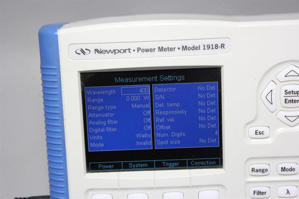NEWPORT OPTICAL POWER METER 1918-R #2