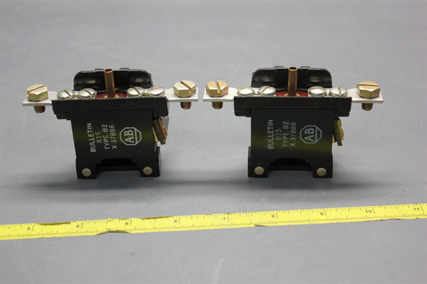 2 ALLEN BRADLEY OVERLOAD RELAY 815 B2 X-37866   (S24-1-60)