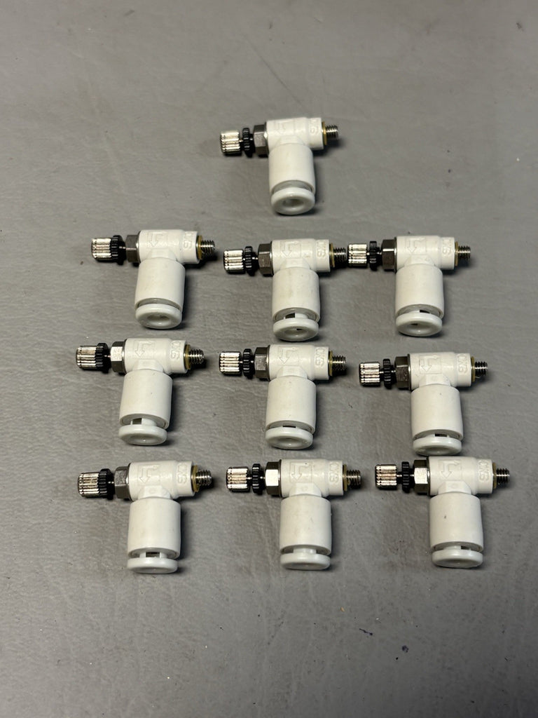 10- SMC AS1211F-M3-04 FLOW CONTROL VALVE JOINT QUICK CONNECT