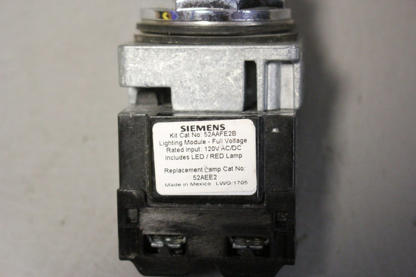 USED SIEMENS PILOT LIGHT 52AAFE2B 52PL4J2
