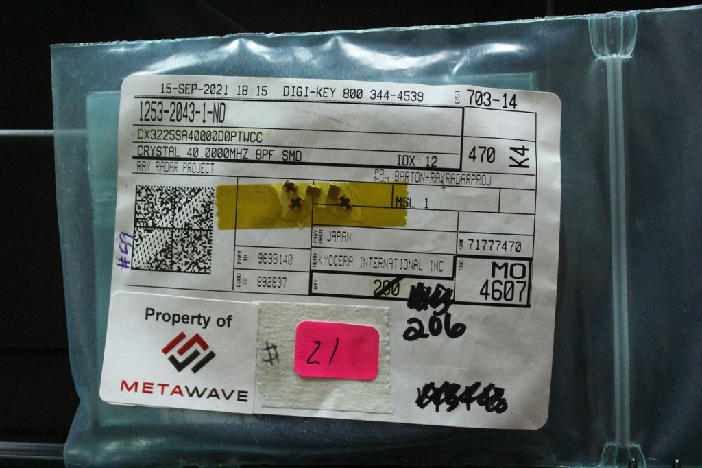 206 NEW 40.0000MHZ 8PF SMD CRYSTAL CX3225SA40000D0PTWCC KYOCERA