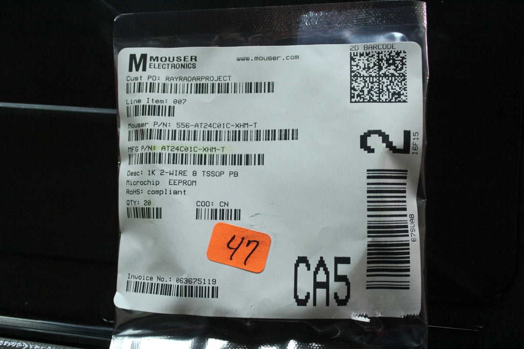 20 NEW IC CIRCUITS AT24C01C-XHM-T 1K 2 WIRE EEPROM MICROCHIP