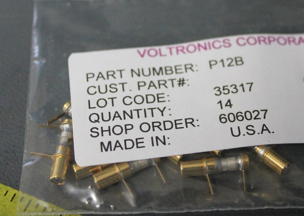 1 VOLTRONICS SAPPHIRE TRIMMER CAPACITOR 1-12PF 500VDC P12B