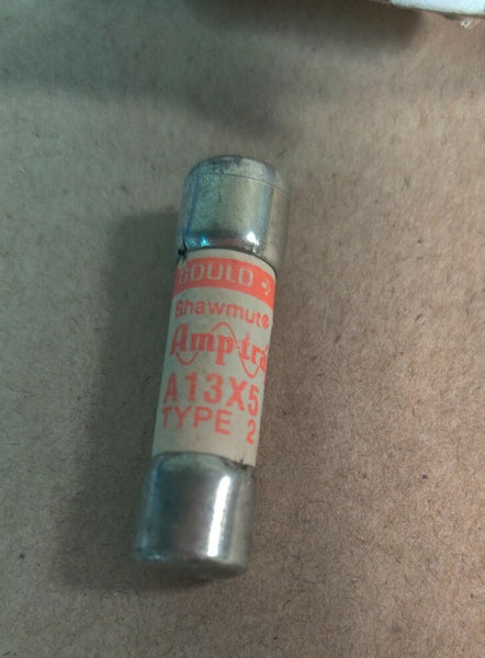 10X Gould Sawmut Fuses A13X5-2 NEW
