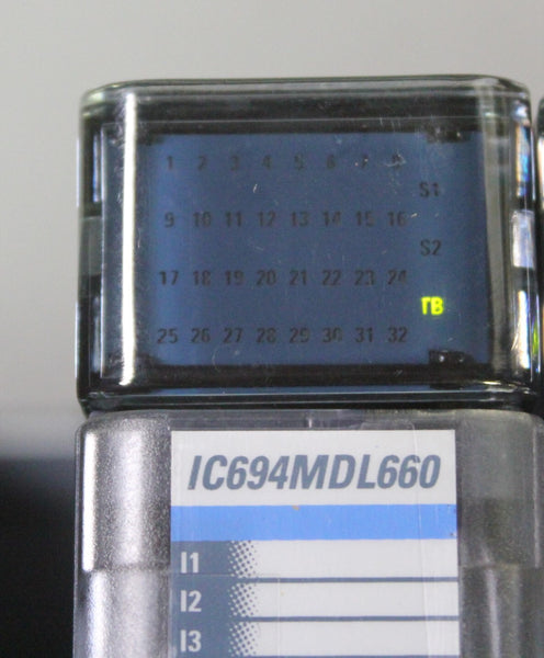 GE 	32PT DIGITAL LOGIC PLC MODULE IC694MDL660-CC