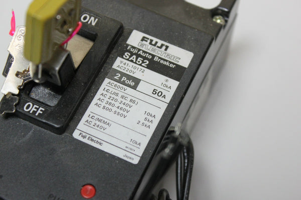Fuji Auto Breaker SA52 2 Pole 50A Circuit