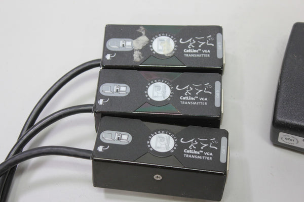 3 SP Controls Catlinc VGA Transmitter Cat5 Audi Video 38ZT + Power Supply