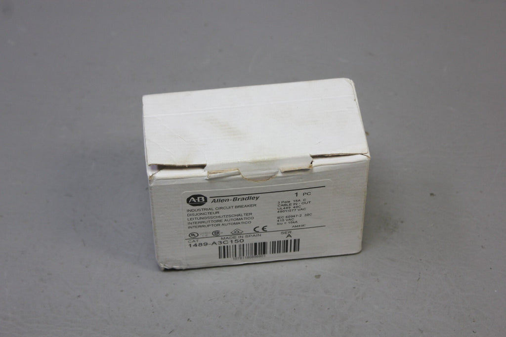NEW ALLEN BRADLEY 3 POLE CIRCUIT BREAKER 1489-A3C150 A