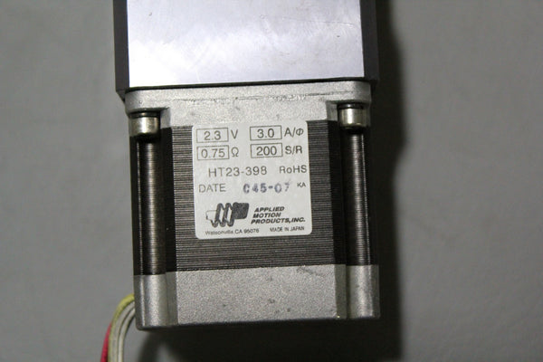 APPLIED MOTION STEPPER MOTOR WITH BAYSIDE GEAR HEAD HT23-398 & PX23-005
