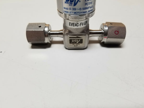 Ham-Let High Purity Pneumatic Diaphragm Valve EVE4C-FV-EP