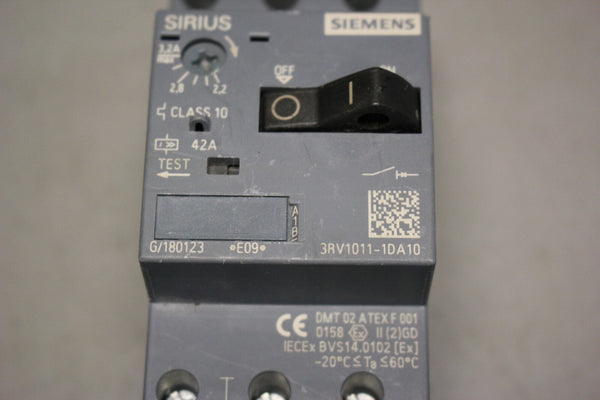 SIEMENS CIRCUIT BREAKER 3RV1011-1DA10