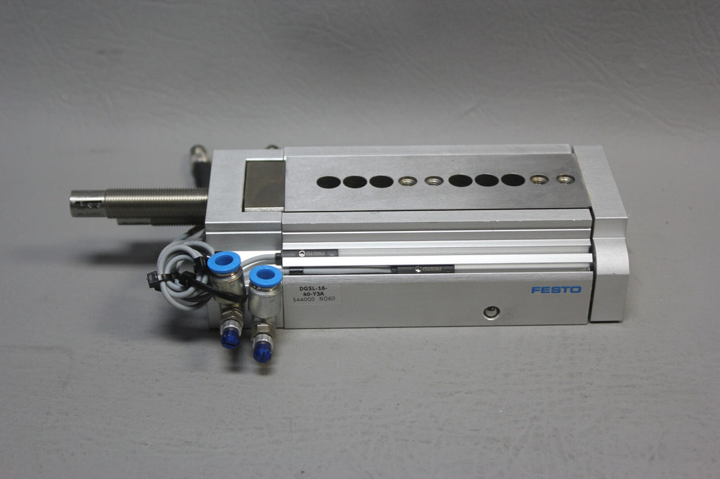 FESTO GUIDED CYLINDER PNEUMATIC MINI SLIDE DGSL-16-40-Y3A