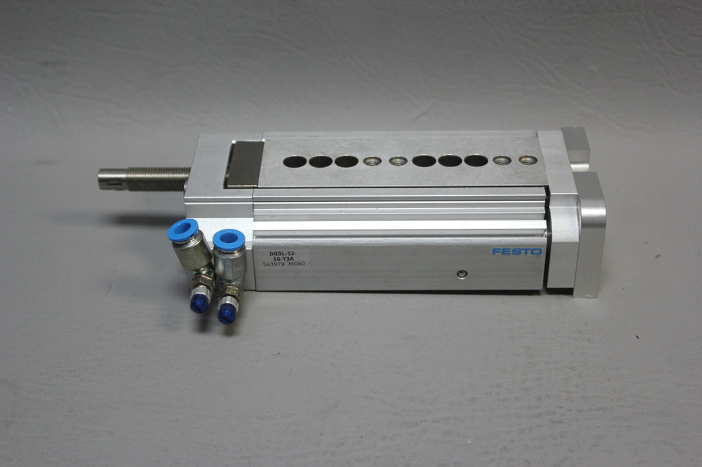 FESTO GUIDED CYLINDER PNEUMATIC MINI SLIDE DGSL-12-50-Y3A