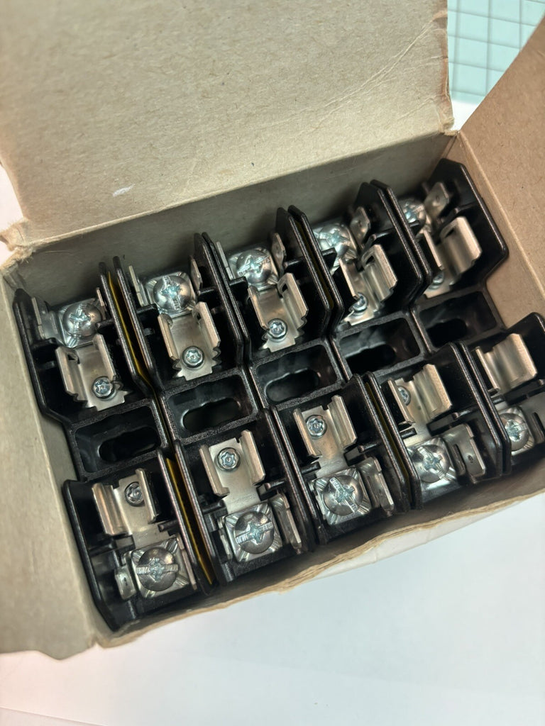 10- NEW Buss BM6031PQ 30Amp 600V 1-Pole  Fuse Block Tron