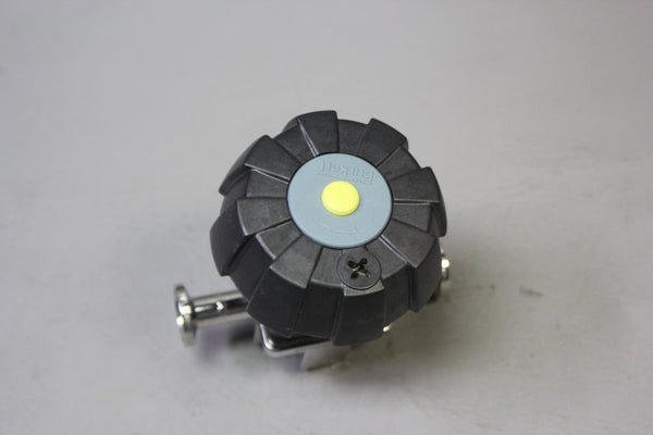 BURKERT 3 WAY SANITARY STAINLESS STEEL DIAPHRAGM VALVE 1/2" 316L 10bar 2034