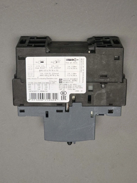 SIEMENS CIRCUIT BREAKER 3RV2011-0BA10