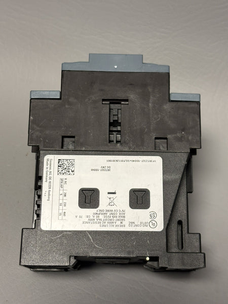 Siemens 3RT2327-1BB40 Contactor Short Circuit Resistance