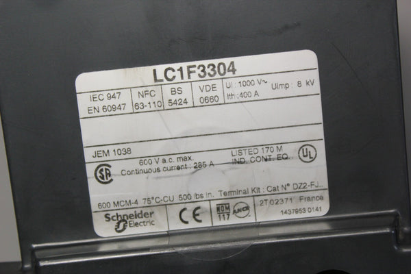 TELEMECANIQUE CONTACTOR  LC1F3304