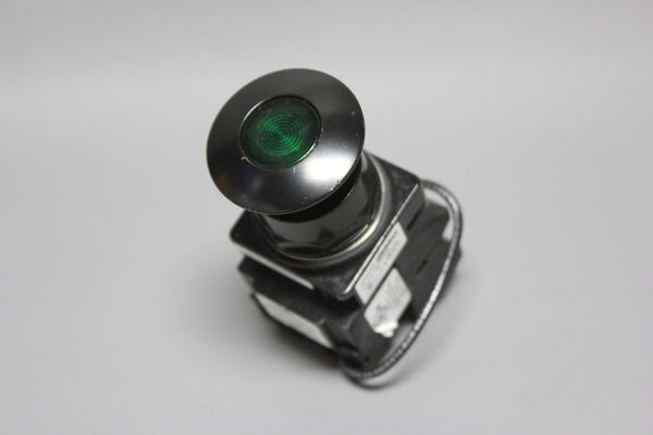 SIEMENS BLACK MAX GREEN MUSHROOM HEAD PUSH PULL BOTTON 52BP3D3UB W/ 52BAU