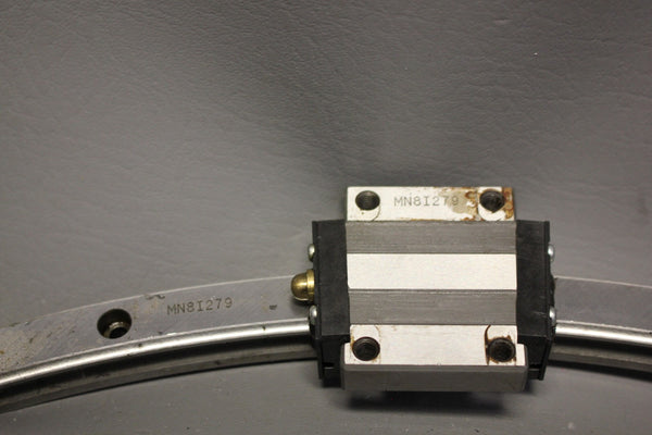 THK CURVED LINEAR RAIL WITH BLOCK MN8I279
