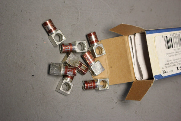 NEW THOMAS & BETTS MD2F-2 UNINSULATED FEMALE DISCONNECT LOT OF 8