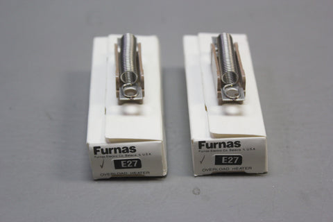 2- NEW Furnas E27 Thermal Unit Overload Heater Heat Coil