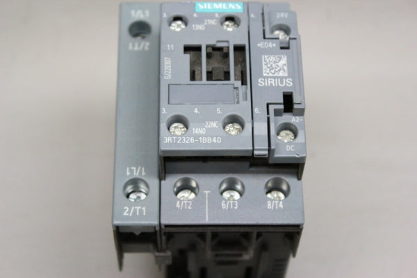 SIEMENS 3RT2326-1BB40 POWER CONTACTOR