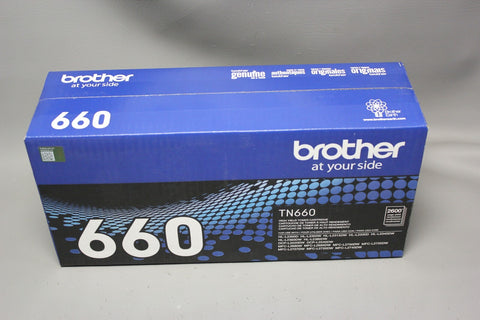 NEW GENUINE BROTHER TN660 HIGH YIELD TONER CARTRIDGE SEALED BOX