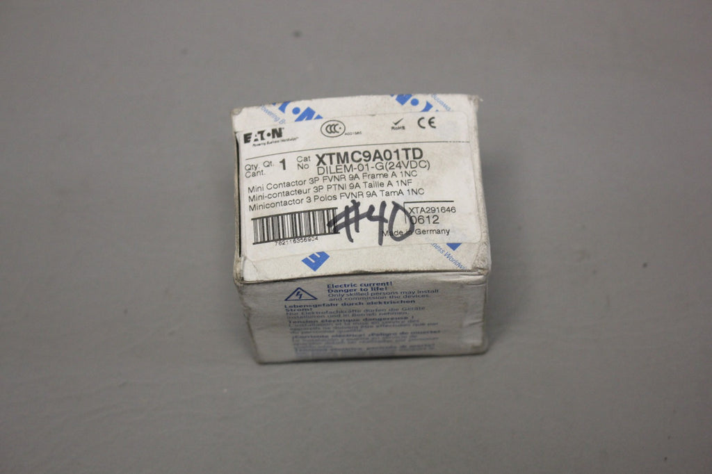 NEW EATON MINI CONTACTOR  XTMC9A01TD  DILEM-01-G